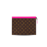 Louis Vuitton Pochette Voyage MM Pouch 10.6in/ 27cm Pink Silver Hardware For Women M82858