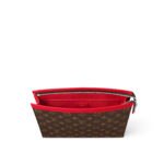 Louis Vuitton Pochette Voyage MM Pouch 10.6in/ 27cm Red Silver Hardware For Men M82857 - Image 5