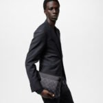 Louis Vuitton Pochette Voyage Souple Pouch 11.8in/ 30cm Black Monogram Eclipse Balck Hardware For Men M82543 - Image 2