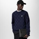Louis Vuitton Pochette Voyage Souple Pouch 11.8in/ 30cm Black Monogram Shadow Black Hardware For Men M82545 - Image 2