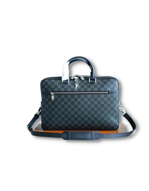 Louis-Vuitton-Porte-Documents-Jour-1.png Porte Documents Jour Damier Gray For Men 14.6in/37cm N50200 - Image 1