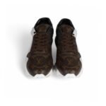Louis Vuitton Run Away Sneaker Monogram Canvas Black/White/Brown For Men LV