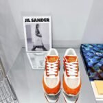 Louis Vuitton Run Away Sneaker Monogram Material Orange For Women LV