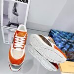 Louis Vuitton Run Away Sneaker Monogram Material Orange For Women LV - Image 9