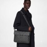 Louis Vuitton S-Lock Briefcase Monogram Eclipse Black For Men, Men's Bags, Shoulder And Crossbody Bags 14.6in/37cm LV  - Image 2