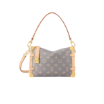 Louis Vuitton Side Trunk MM Shoulder Bag 8.3in/ 21cm Trianon Grey Gold Hardware For Women M12428