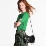 Louis Vuitton Side Trunk MM Shoulder Bag 9.3in/ 24cm Black Silver Hardware For Women M14572 - Image 3