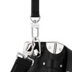 Louis Vuitton Side Trunk MM Shoulder Bag 9.3in/ 24cm Black Silver Hardware For Women M14572 - Image 4