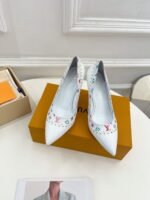 Louis Vuitton Signature Pump White For Women 9.5/3.7in - Image 2