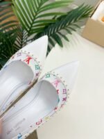 Louis Vuitton Signature Pump White For Women 9.5/3.7in - Image 7