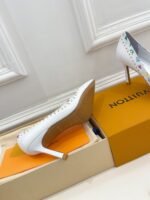 Louis Vuitton Signature Pump White For Women 9.5/3.7in - Image 10