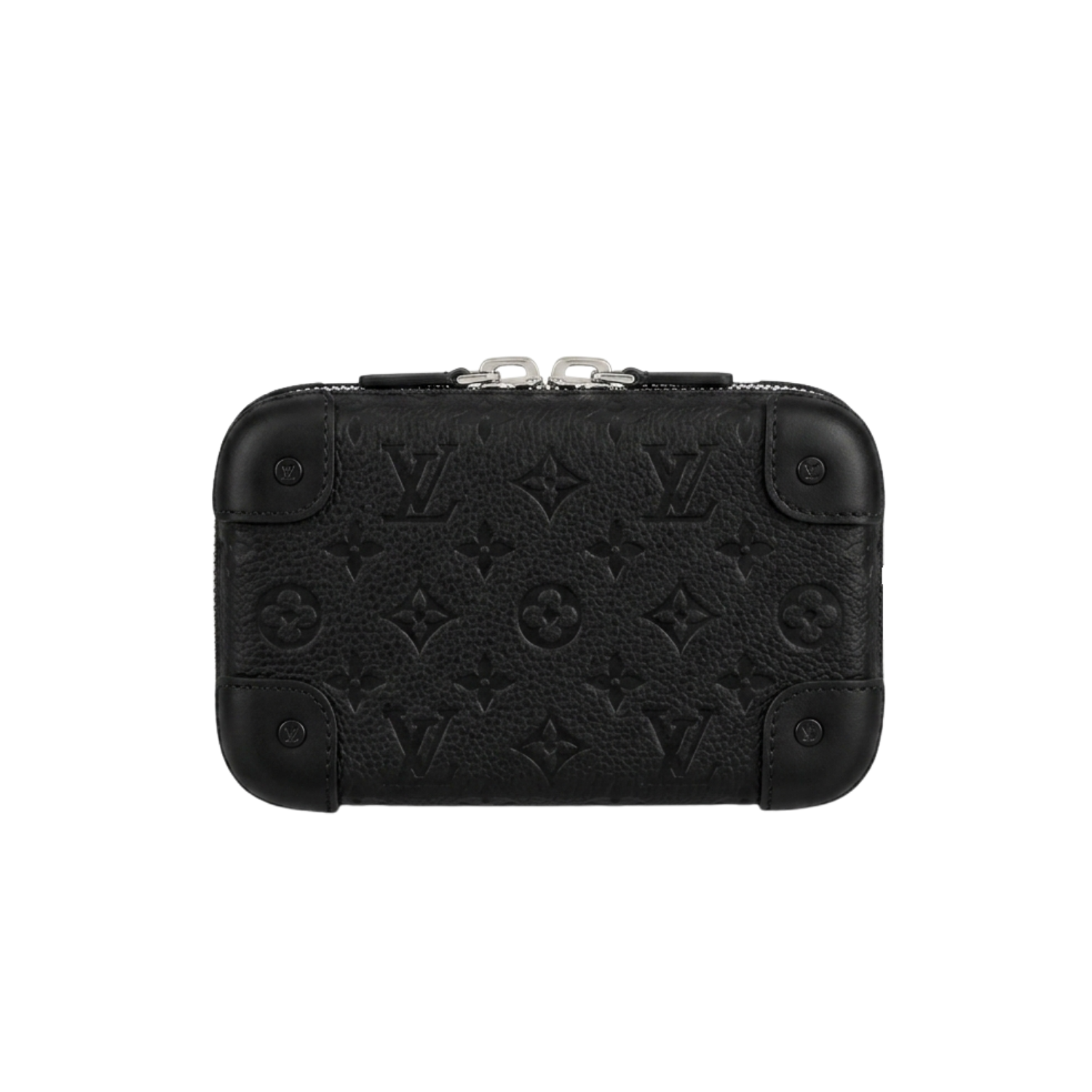 Louis-Vuitton-Smooth-Horizon-Clutch-8.3in-21cm-Black-Silver-Hardware.png Louis Vuitton Horizon Clutch 8.3in/ 21cm Black Silver Hardware For Men - Image 1