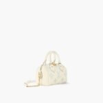 Louis Vuitton Speedy Bandouliere 20 Top Handle Bag 8in/ 20.5cm White Hardware For Women M46883 - Image 4