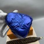 Louis Vuitton Speedy Bandouliere 25 Top Handle Bag ‎9.8n/ 25cm Blue Gold Hardware For Women - Image 6