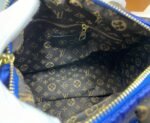 Louis Vuitton Speedy Bandouliere 25 Top Handle Bag ‎9.8n/ 25cm Blue Gold Hardware For Women - Image 9