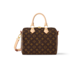 Louis Vuitton Speedy Bandouliere 25 Top Handle Bag 9.8in/ 25cm Brown Gold Hardware For Women M41113