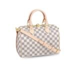 Louis Vuitton Speedy Bandouliere 25 Top Handle Bag 9.8in/ 25cm Grey Gold Hardware For Women N41374 - Image 3