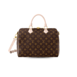 Louis Vuitton Speedy Bandouliere 30 Top Handle Bag 11.8in/ 30cm Brown Gold Hardware For Women M41112