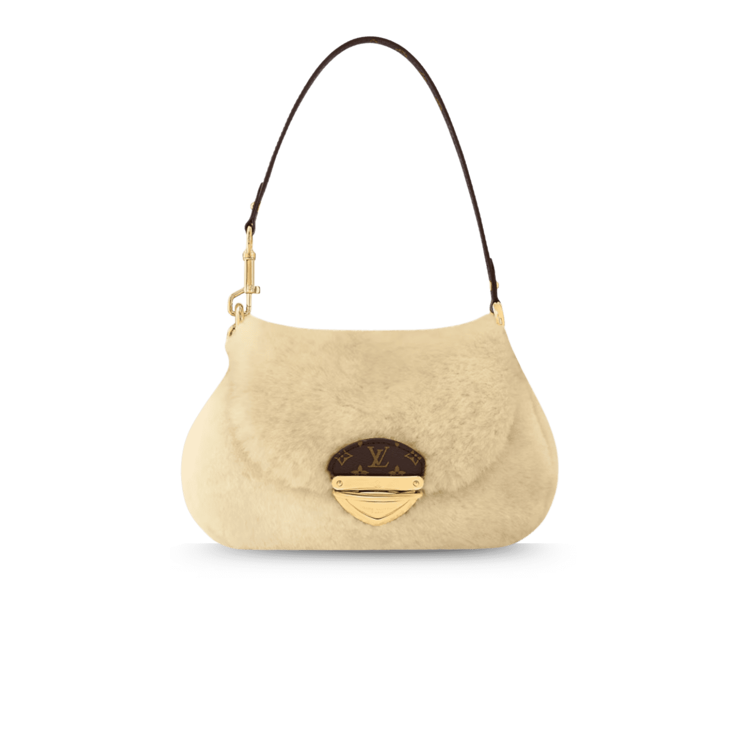 Louis-Vuitton-Sunset-Cream.png Louis Vuitton Sunset Shouder Bag 10.6in/ 27cm Cream Gold Hardware For Women M12097 - Image 1