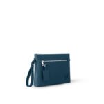 Louis Vuitton Takeoff Pouch Wallet Blue For Men 11.8in/30cm M82813 - Image 3