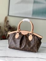 Louis Vuitton Tivoli PM Bag Monogram Canvas Brown 14.2in/36cm For Women - Image 2