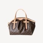 Louis Vuitton Tivoli PM Bag Monogram Canvas Brown 14.2in/36cm For Women