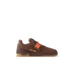 Louis Vuitton Trainer Sneaker Brown For Men - 1AH637 - Image 5