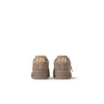 Louis Vuitton Trainer Sneaker Taupe Brown For Men - 1AH618 - Image 3