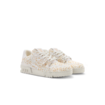 Louis Vuitton Trainer Sneakers Beige For Women 1AJJVM