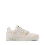 Louis Vuitton Trainer Sneakers Beige For Women 1AJJVM - Image 6