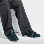 Louis Vuitton Trainer Sneakers Green For Men1AJ252 - Image 5