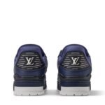Louis Vuitton Trainer Sneakers Marine For Men 1AJ232 - Image 4