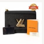 [True-to-ORIGINAL] Louis Vuitton Twist MM Epi Black For Women 9.4in/23cm - Image 3