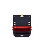 Louis Vuitton Vavin MM Shoulder Bag 9.8in/ 25cm Navy Blue Monogram Empreinte Gold Hardware For Women M43925 - Image 5