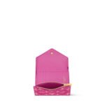 Louis Vuitton Victorine Wallet 4.7in/ 12cm Fuchsia Denim Gold Hardware For Women M27707 - Image 4