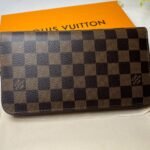 Louis Vuitton Zippy Wallet Canvas Brown For Women, Women's Wallet 7.6in/19.5cm LV N60046
