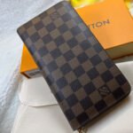 Louis Vuitton Zippy Wallet Canvas Brown For Women, Women's Wallet 7.6in/19.5cm LV N60046 - Image 3