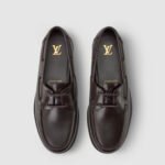 Louis Vuitton Croisette Boat Loafers Brown For Men 1AJRTB - Image 5