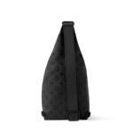 Louis Vuitton Duo Slingbag Crossbody Bag 16.5in/ 42cm Black Black Toned Hardware For Men M28399 - Image 5