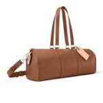 Louis Vuitton Needle Shoulder Bag 18.1in/ 46cm Caramel Silver Toned Hardware For Men M28000 - Image 7