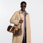 Louis Vuitton Needle Shoulder Bag 18.1in/ 46cm Monogram Gold Toned Hardware For Men M28116 - Image 2