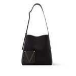 Louis Vuitton Verso Hobo Shoulder Bag 11.8in/ 30cm Black Silver Hardware For Men M27022 - Image 3