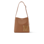 Louis Vuitton Verso Hobo Shoulder Bag 11.8in/ 30cm Tan Silver Hardware For Men M26745