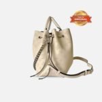 [True-to-ORIGINAL] Louis Vuitton Bella Tote Mahina Creme Beige For Women 12.6in/32cm M59203 - Image 4