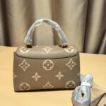 Louis Vuitton Madeleine BB Monogram Empreinte Dove Gray/ Creme Beige - Image 4