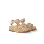 Louis Vuitton Maya Platform Sandal Beige 5cm/2in For Women - 1AHNOK