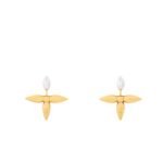 Louis Vuitton Louisette Earrings Gold For Women M80267