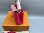 Louis Vuitton Capucines Mini Top Handle Bag 8.3in/ 21cm Pink Gold Hardware For Women - Image 4