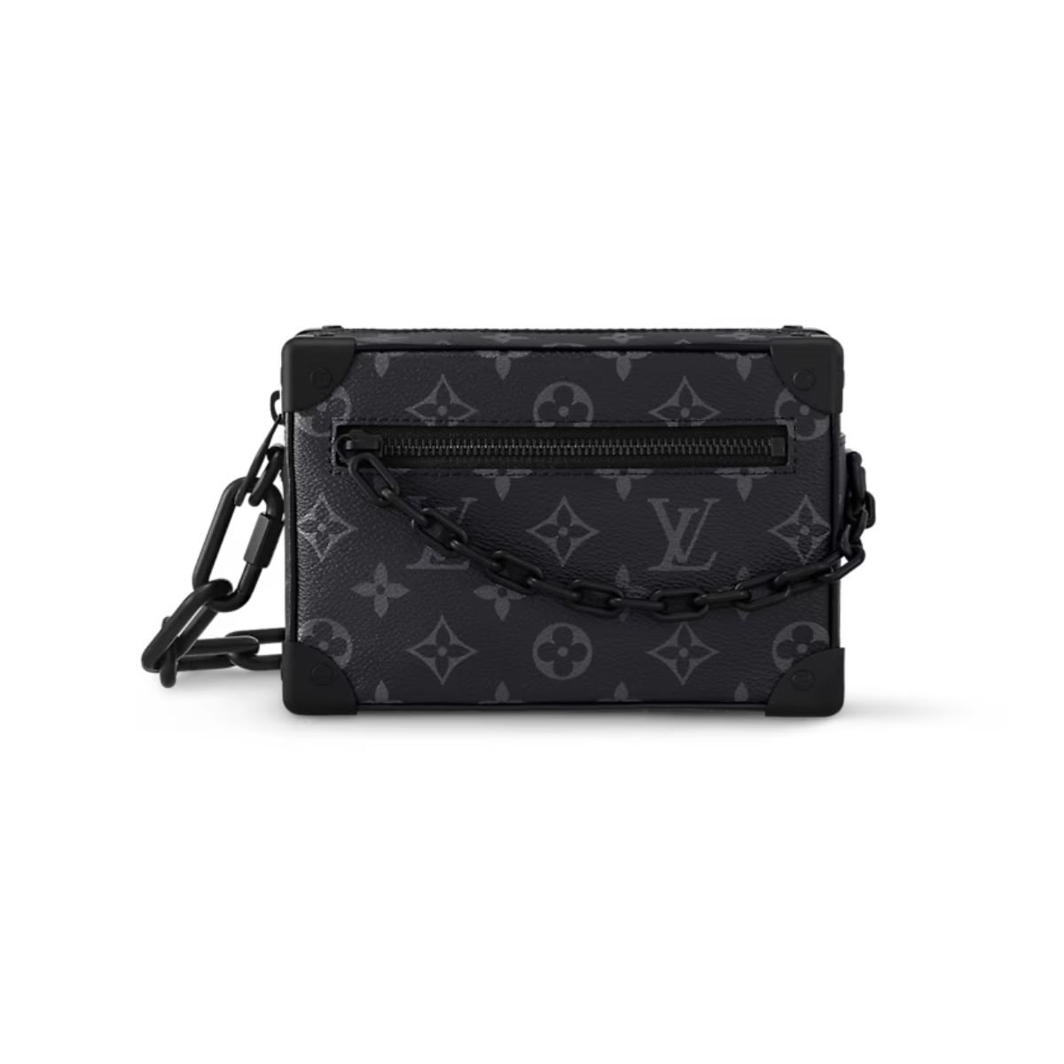 M44735.jpg Louis Vuitton Mini Soft Trunk Crossbody Bag 7.3in/18.5cm Monogram Eclipse For Men M44735 - Image 1