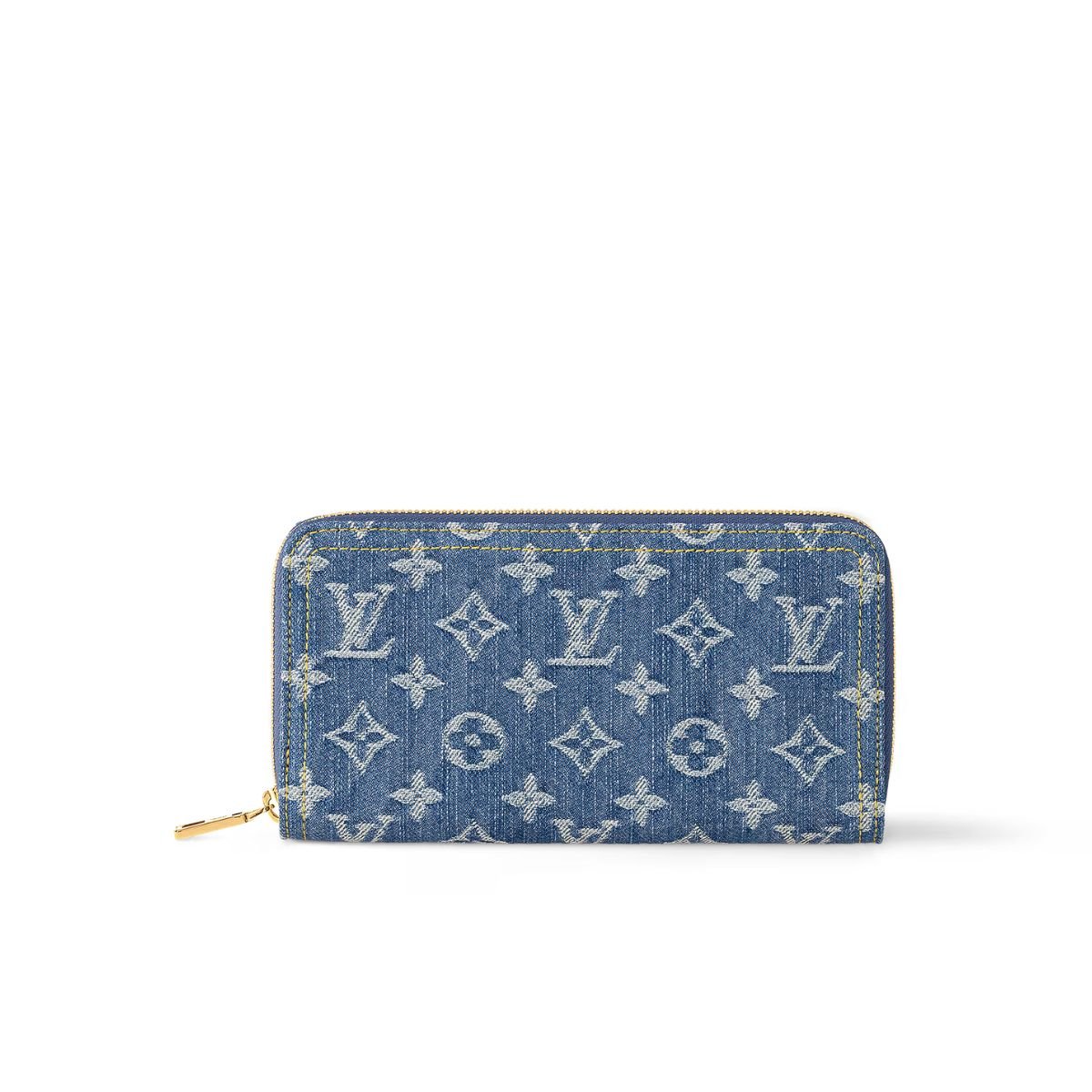 M82958.jpg Louis Vuitton Zippy Wallet Blue For Women 7.7 Inches/ 19.5 Cm M82958 - Image 1